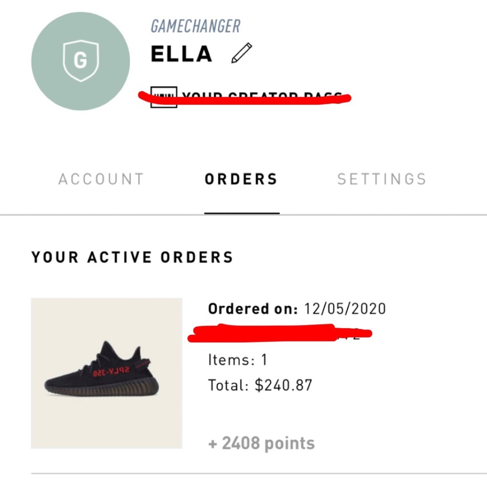 Yeezy Boost 350 V2 BRED 9.5